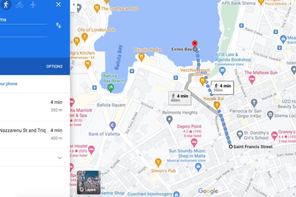 Sliema, Stylish 2 Bedroom Apartment With Parking Esterno foto